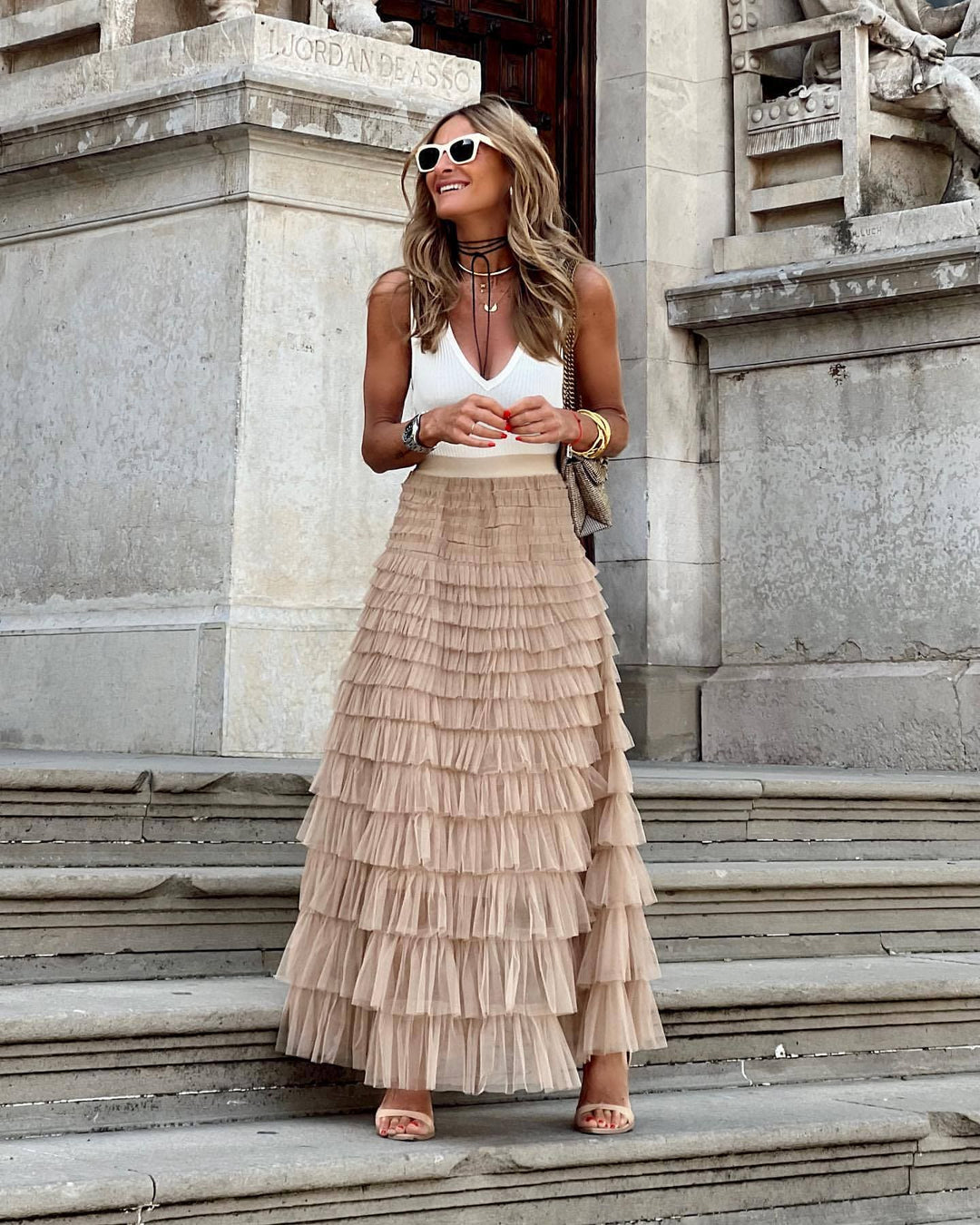 Women’s Pleated Maxi Skirt