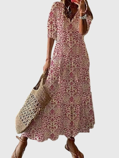 Women's Boho Vintage Summer Dress