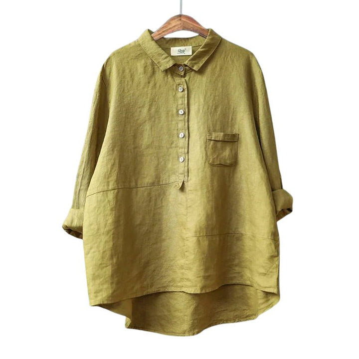 Women’s Long-Sleeve Button-Front Shirt