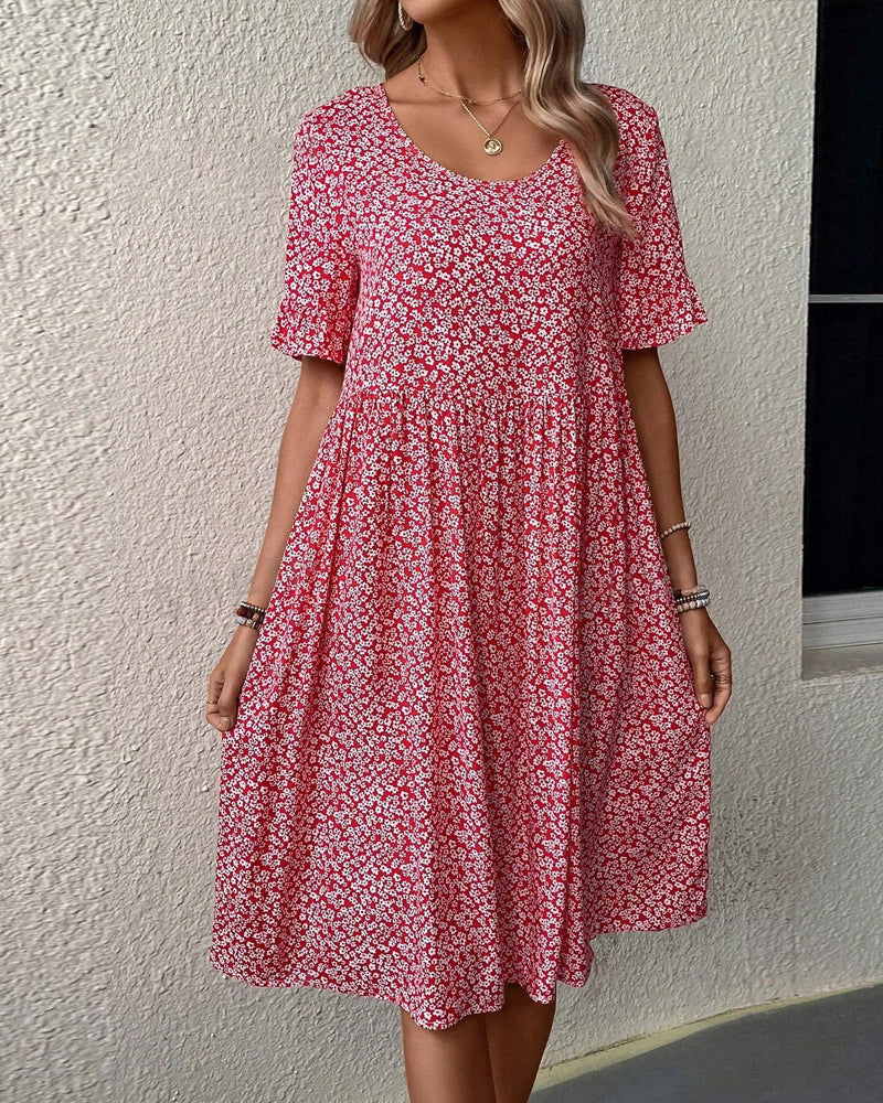 Women’s Floral Print Dress | Midi