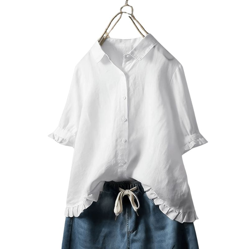 Women’s Collared Button-Front Shirt