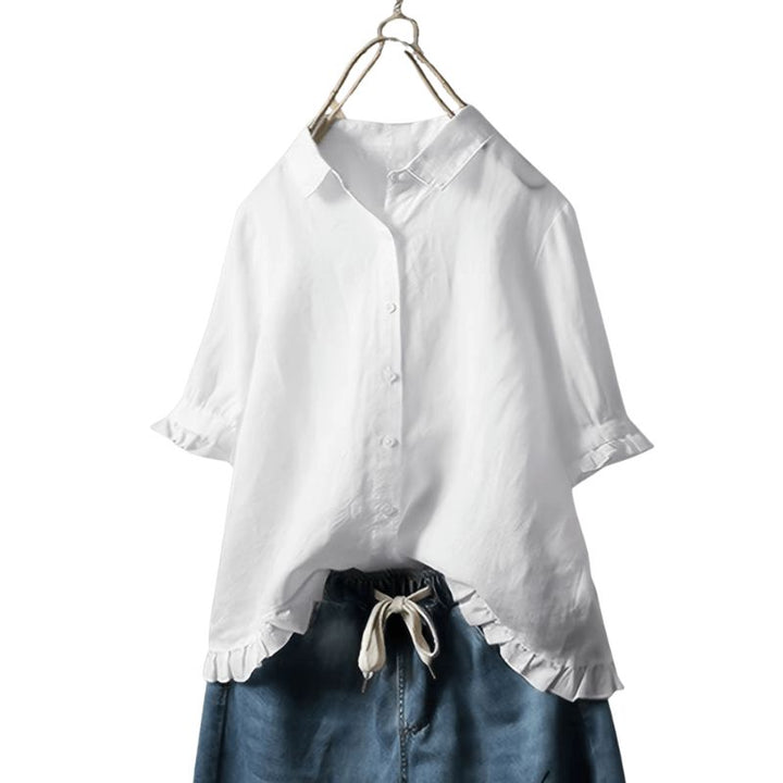 Women’s Collared Button-Front Shirt