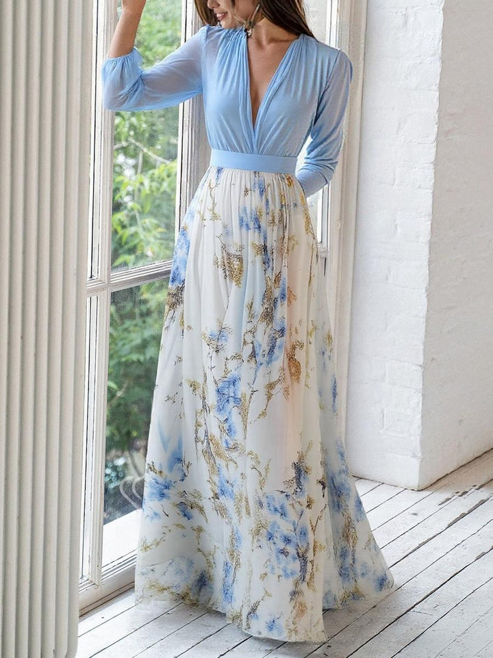 Women's Floral Wedding Guest Dress | Maxi