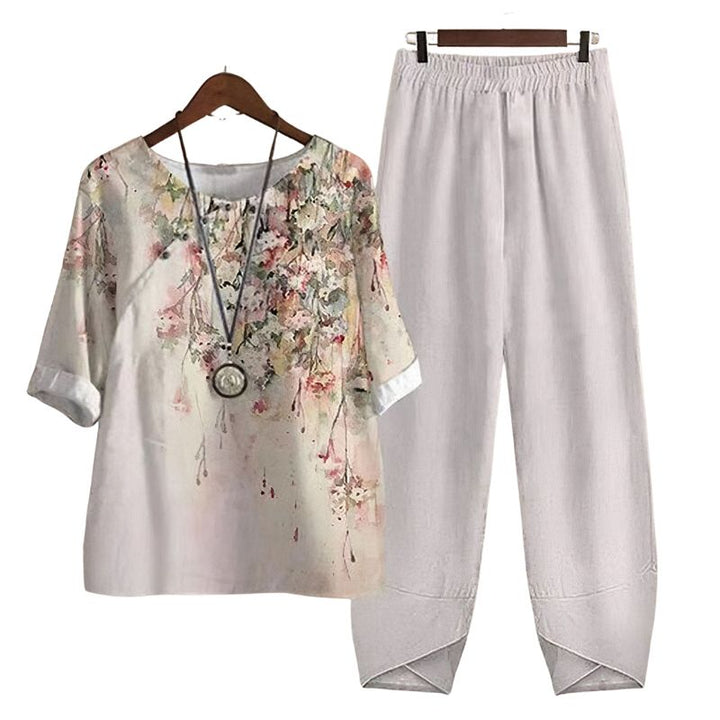 Women’s Two-Piece Shirt and Pants Set