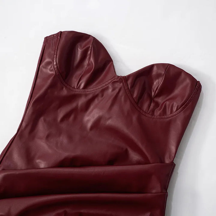 Women’s Strapless Bodycon Evening Dress with Sweetheart Neckline