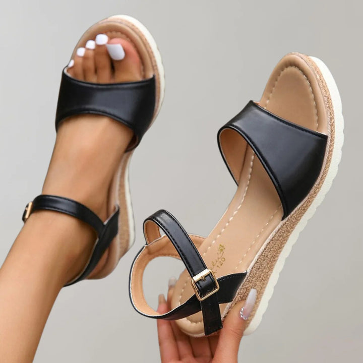 Women’s Wedge Sandals with Adjustable Strap