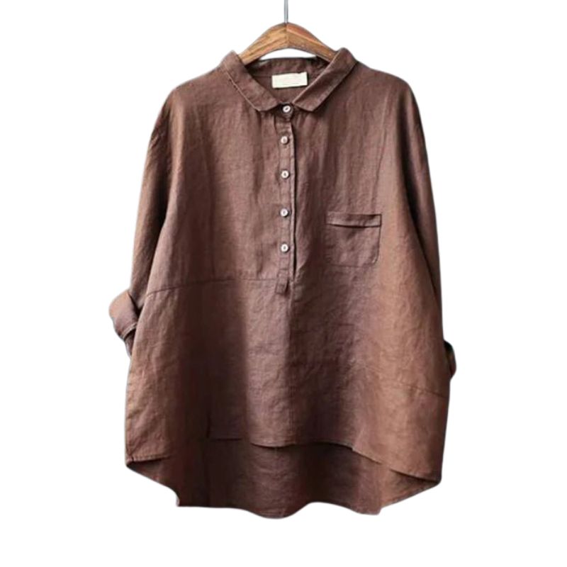 Women’s Long-Sleeve Button-Front Shirt