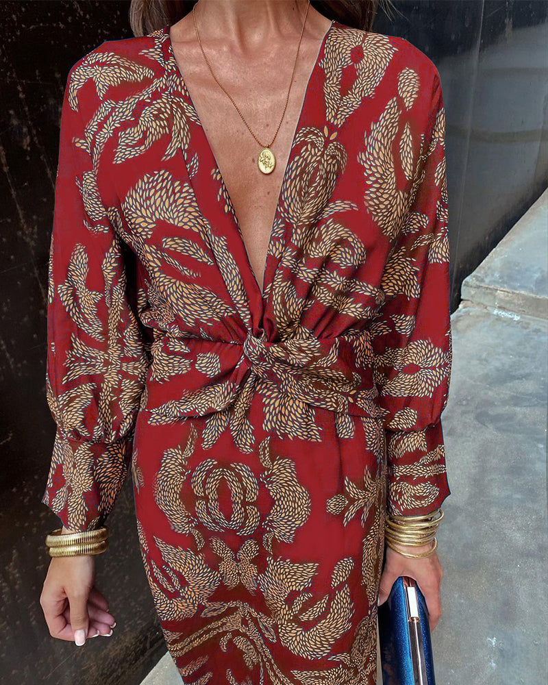 Wrap Maxi Dress For Women