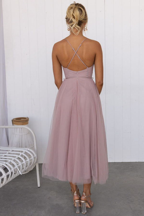 Women’s Sweetheart Corset Midi Dress