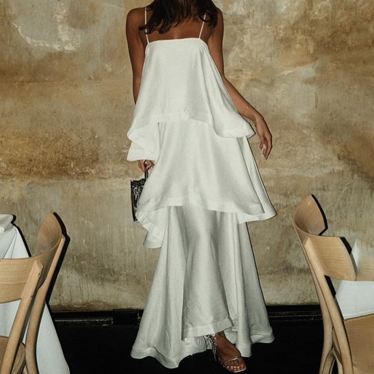 Women’s Tiered Asymmetric Maxi Dress