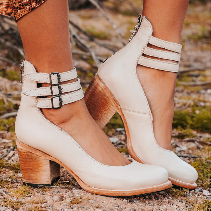 Women’s Double Buckle Heels | Block