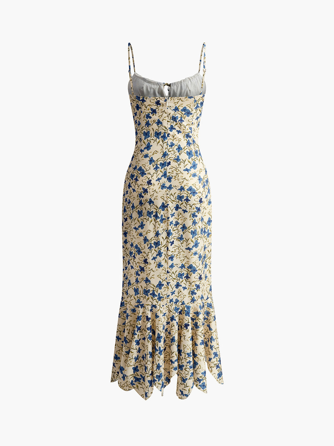Women’s Floral Sweetheart Slip Maxi Dress