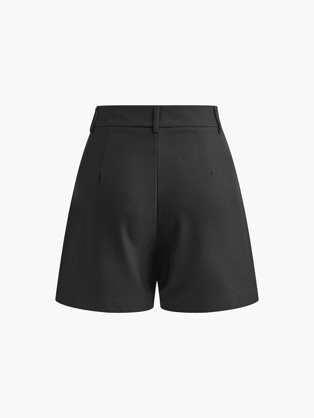 Women’s Pleated Mid-Waist Formal Shorts