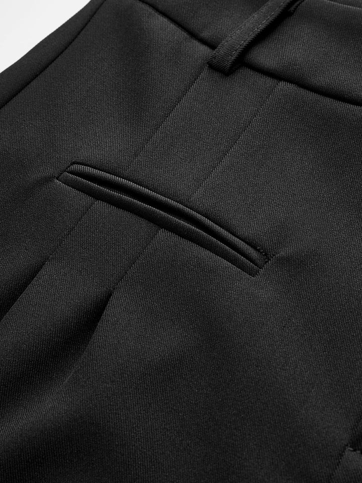 Women’s Pleated Mid-Waist Formal Shorts