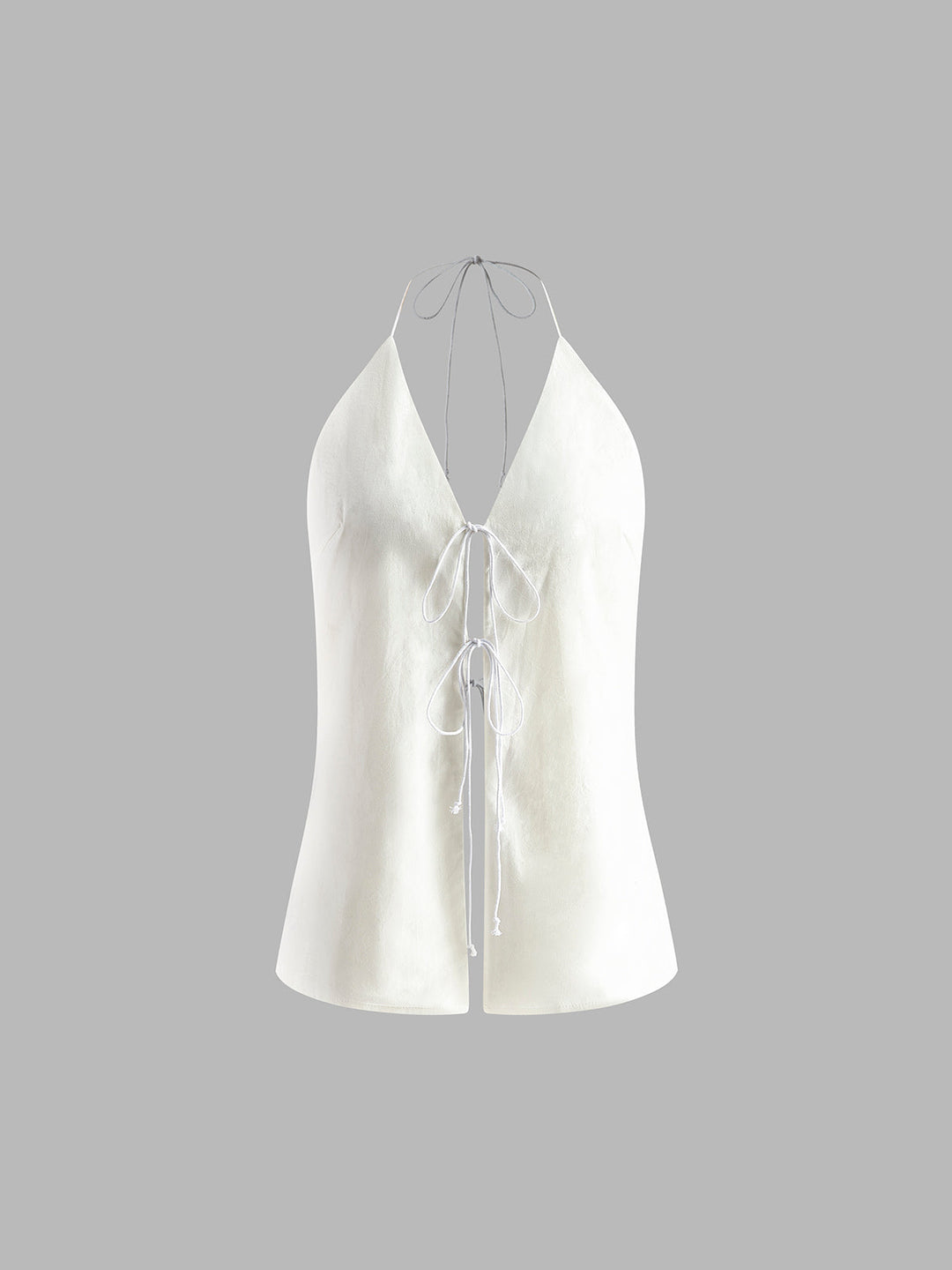 Women’s Halter Tie Two-Piece Set with Shorts