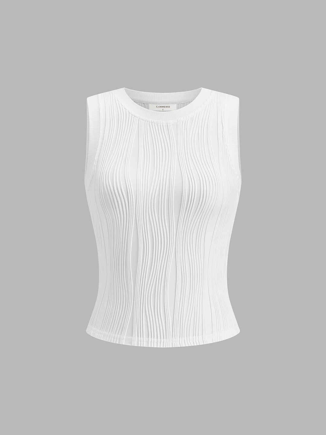Women’s Sleeveless Textured Tank Top