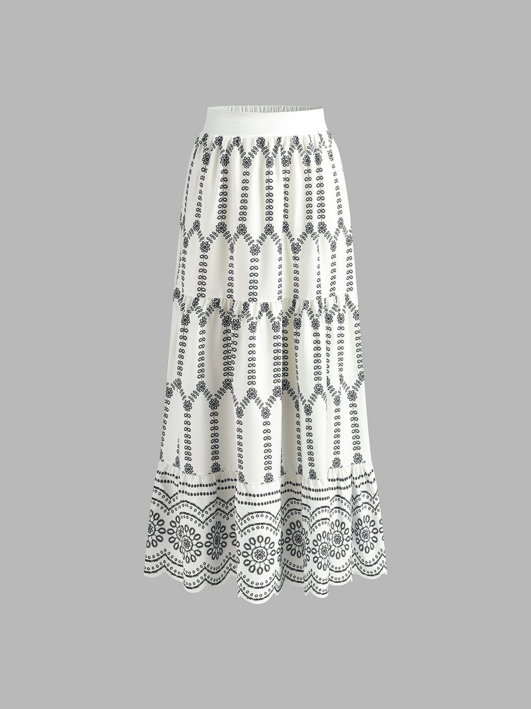 Women’s Sweetheart Two-Piece Midi Skirt Set with Tie-Back Top