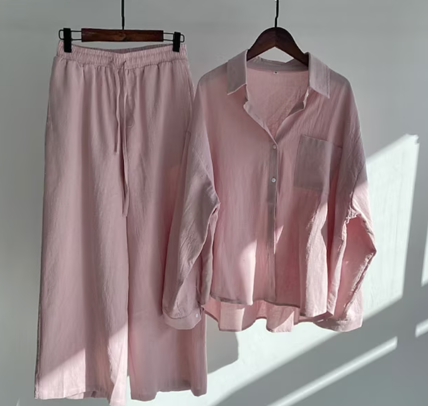 Women’s Two-Piece Set with Top and Trousers
