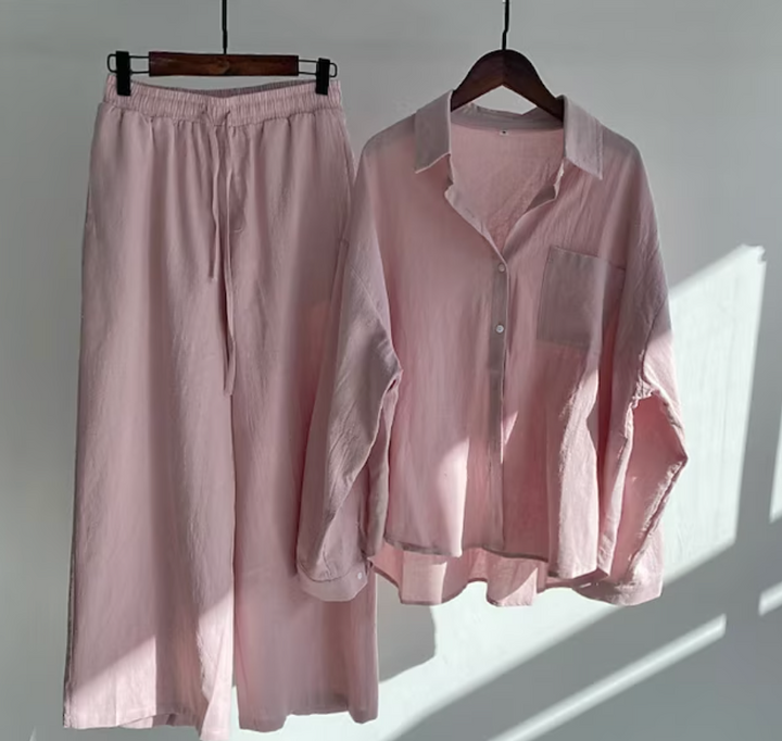 Women’s Two-Piece Set with Top and Trousers