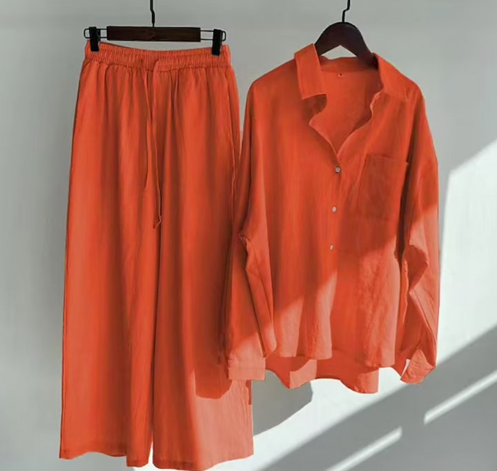 Women’s Two-Piece Set with Top and Trousers