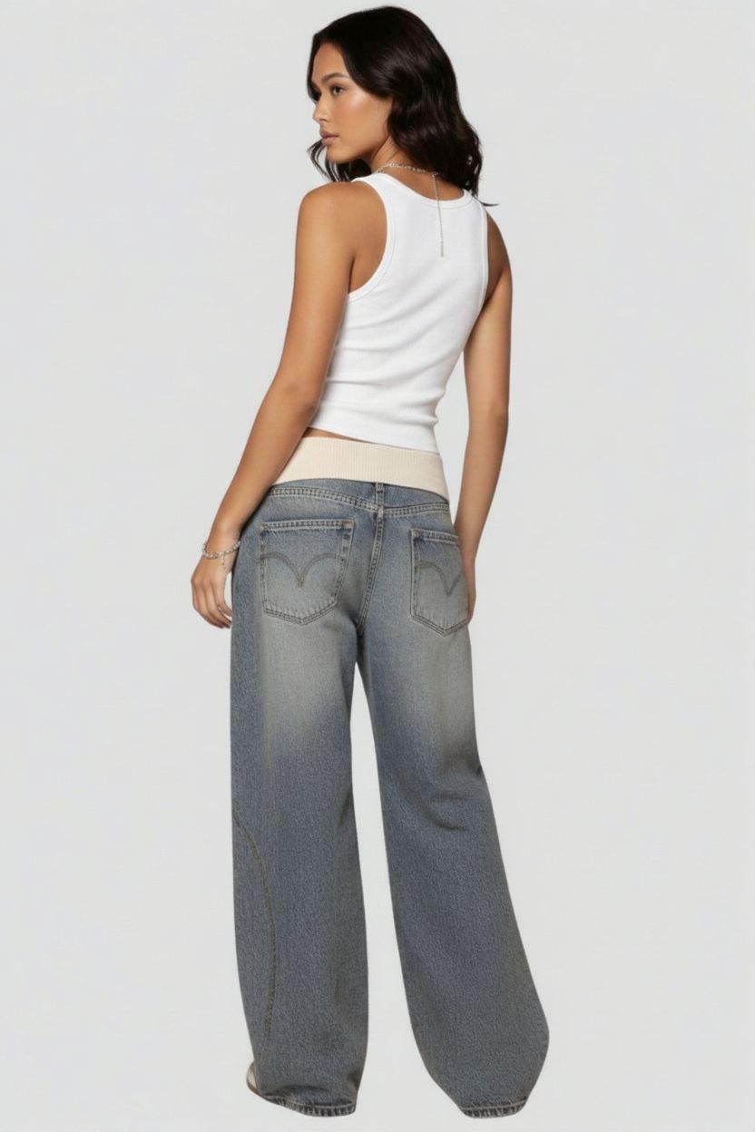 Women’s Wide-Leg Denim Pants