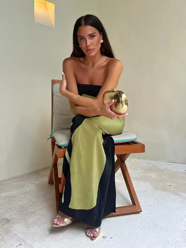 Women’s Strapless Summer Maxi Dress
