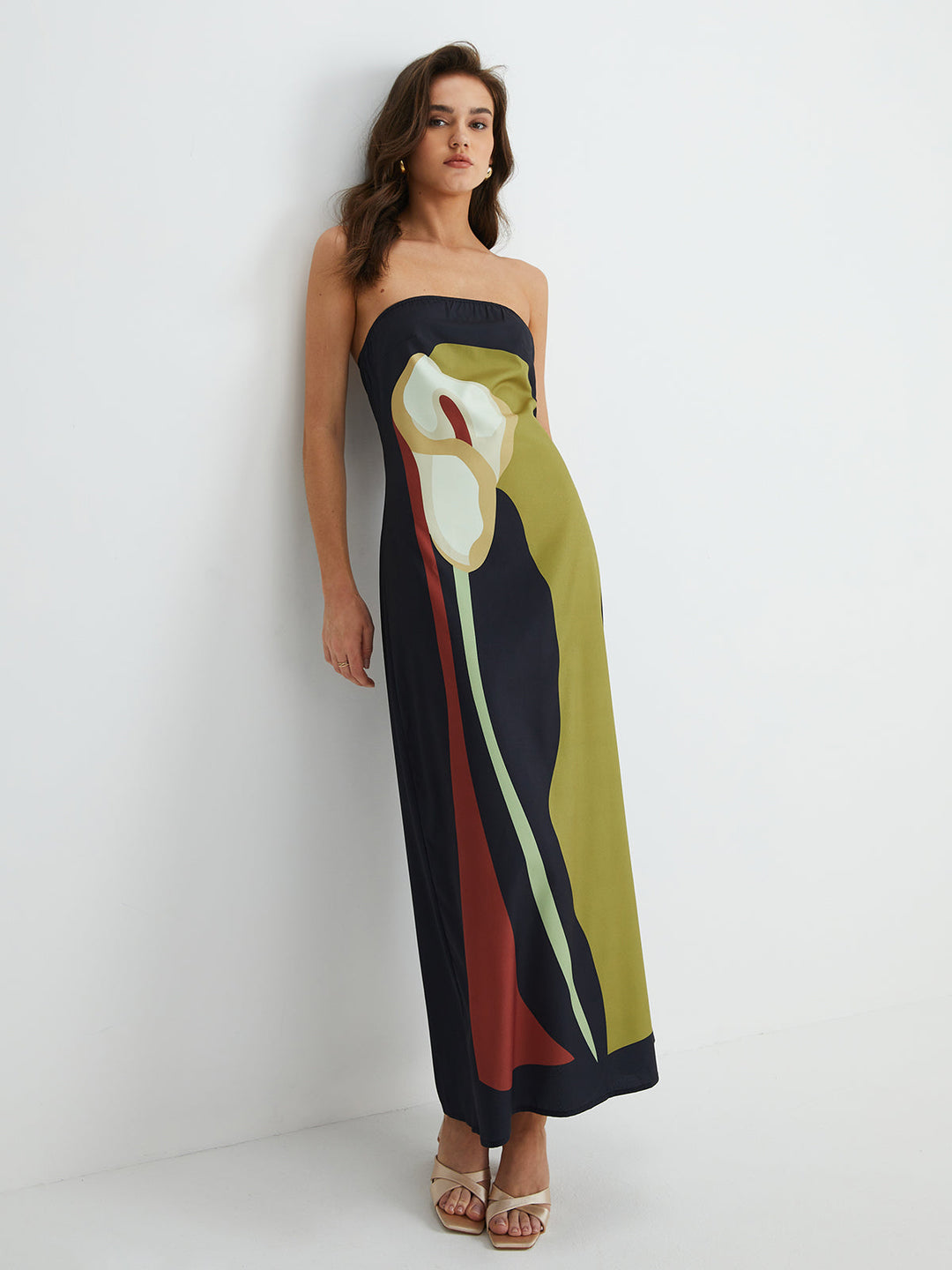 Women’s Strapless Summer Maxi Dress