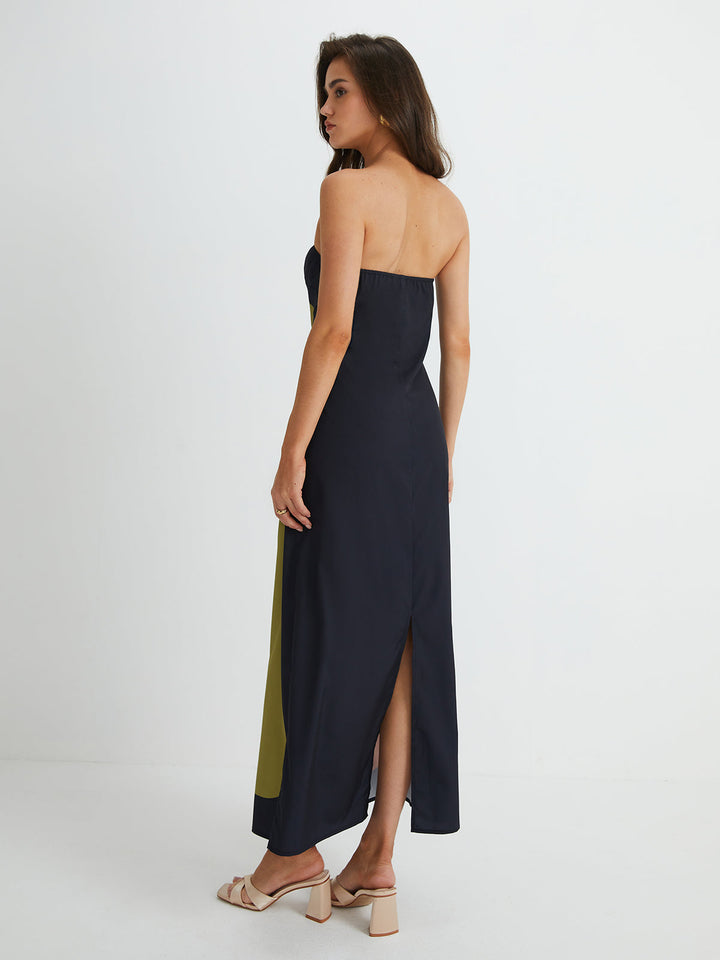 Women’s Strapless Summer Maxi Dress