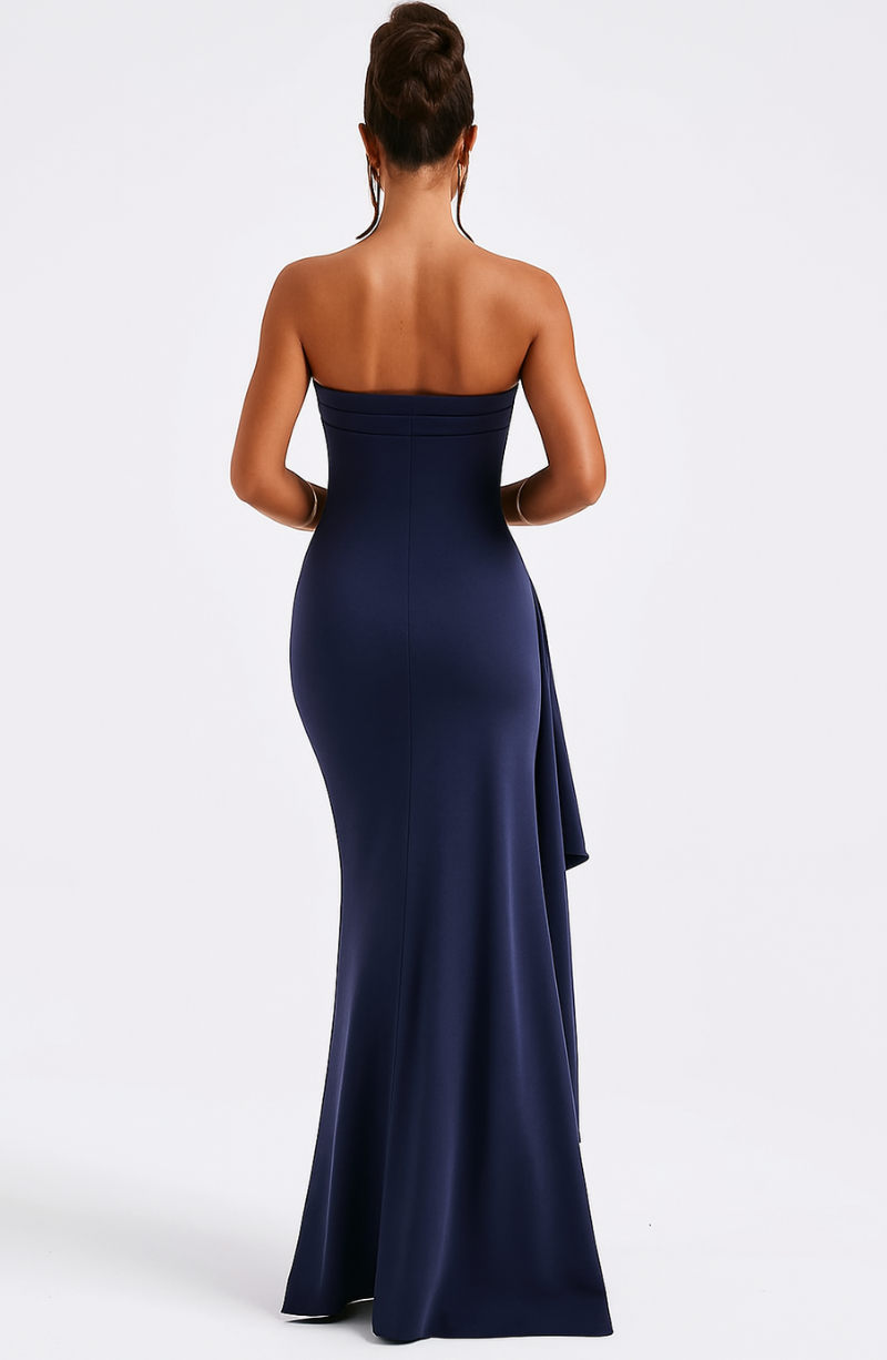 Women’s Strapless Maxi Evening Dress
