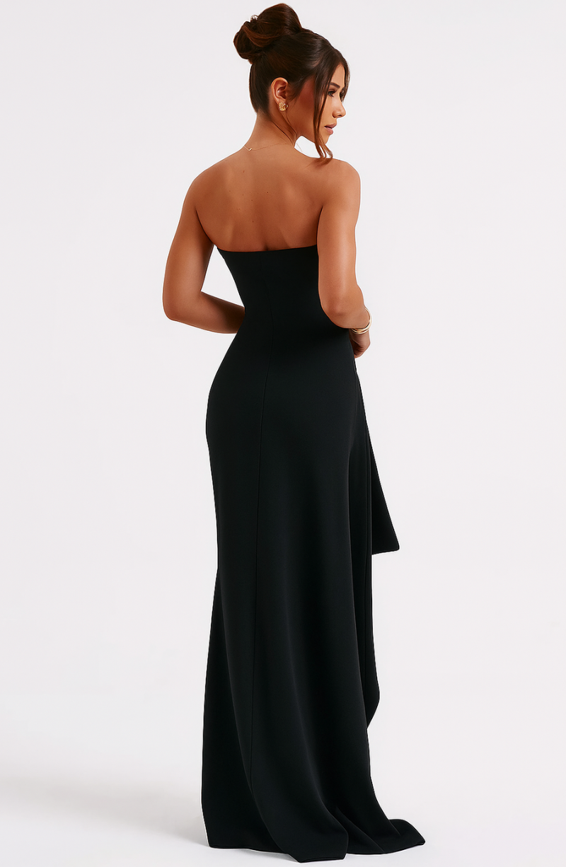Women’s Strapless Maxi Evening Dress