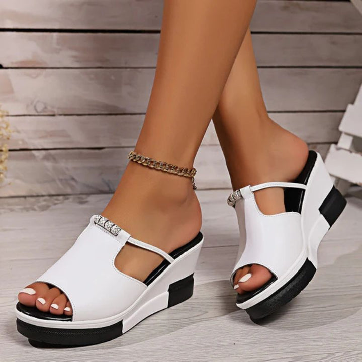 Women’s Slip-On Platform Wedge Sandals