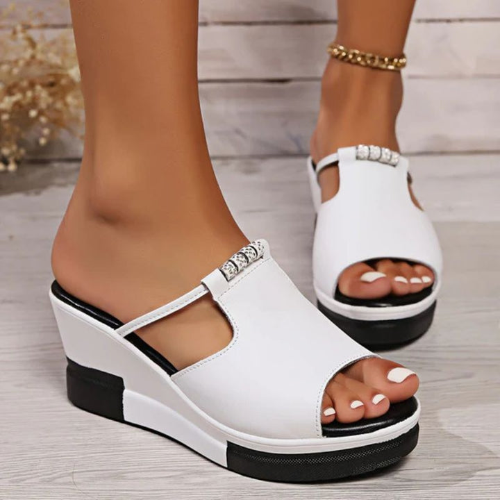 Women’s Slip-On Platform Wedge Sandals