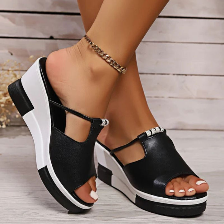 Women’s Slip-On Platform Wedge Sandals