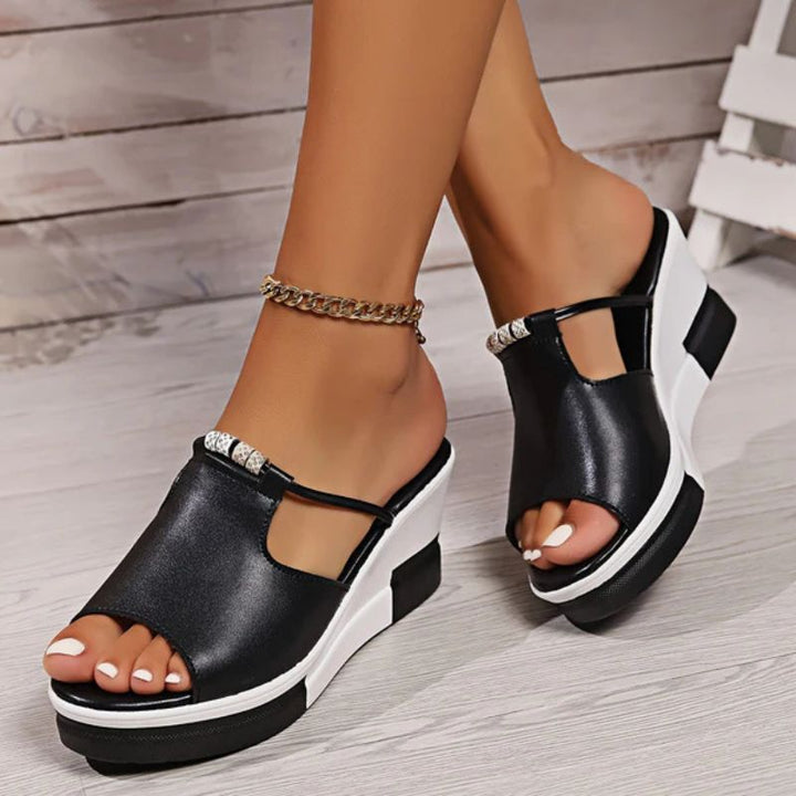 Women’s Slip-On Platform Wedge Sandals