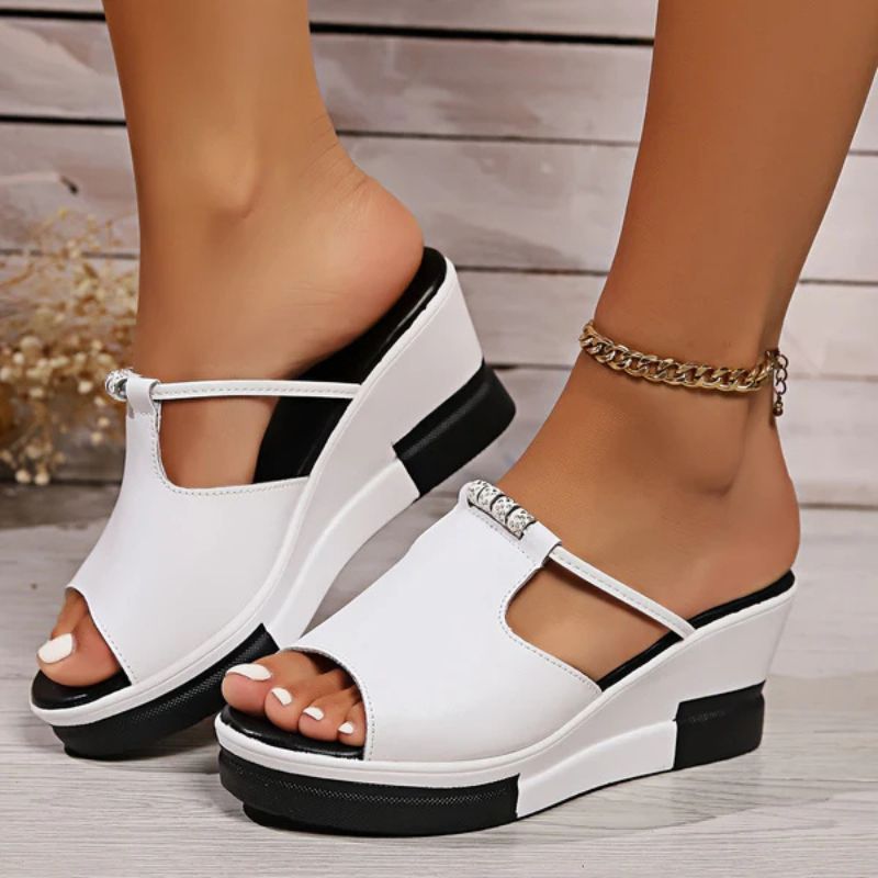 Women’s Slip-On Platform Wedge Sandals