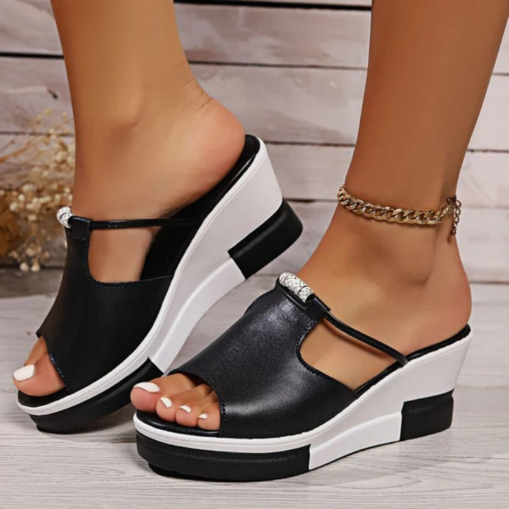 Women’s Slip-On Platform Wedge Sandals