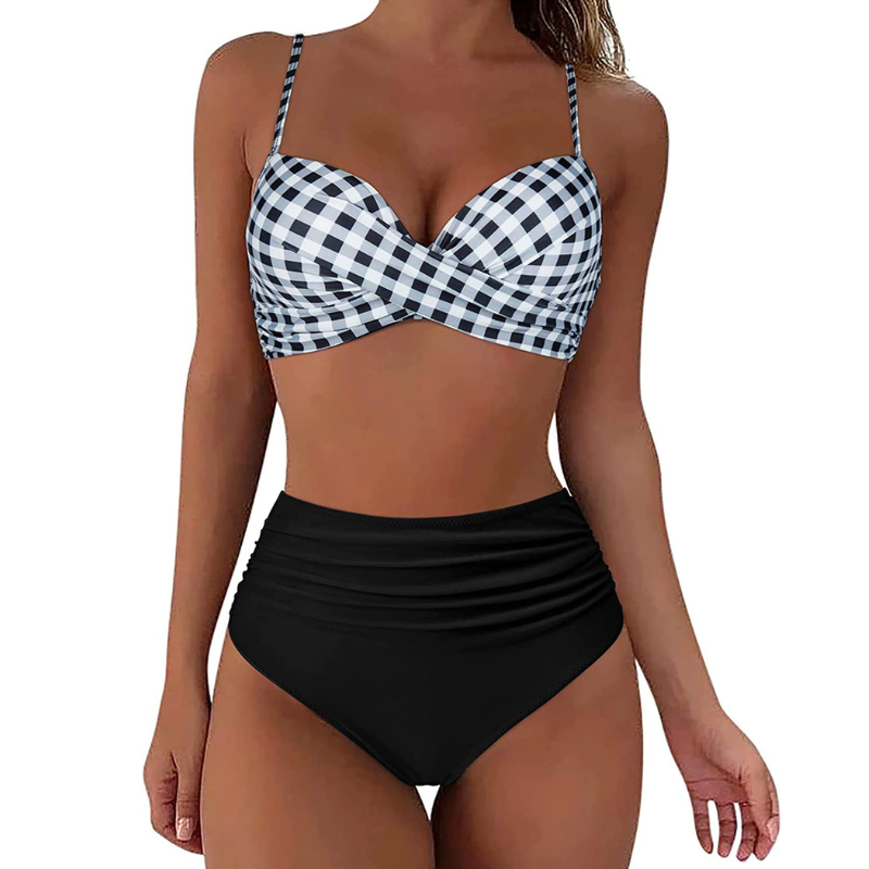 Women’s High-Waisted Two-Piece Bikini Set