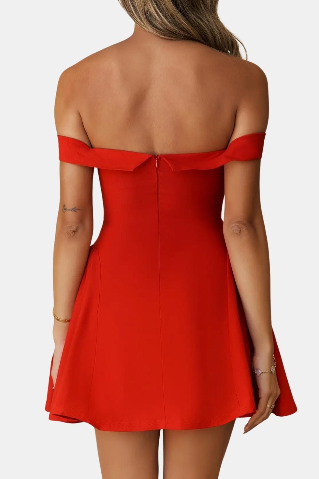 Women’s Off Shoulder Cocktail Party Mini Dress