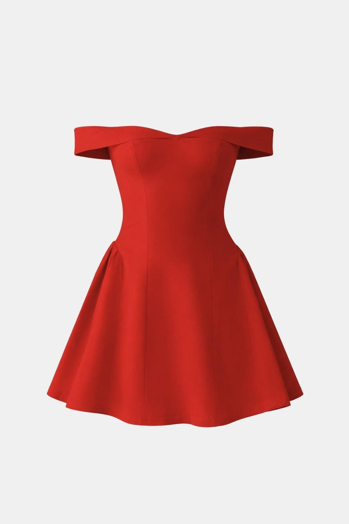 Women’s Off Shoulder Cocktail Party Mini Dress