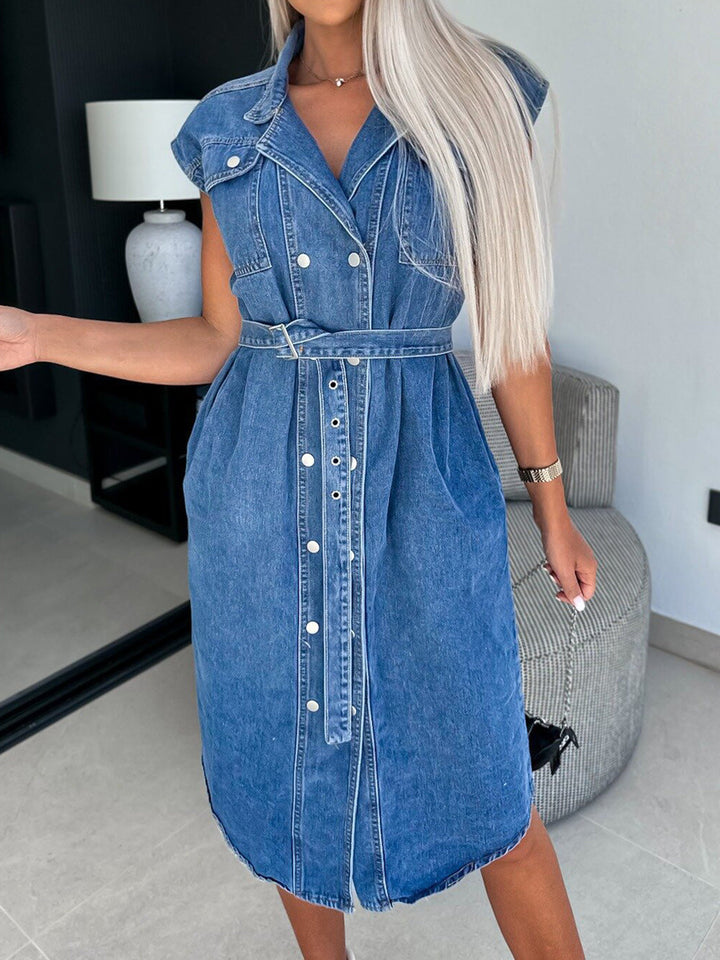 Women’s Collared Midi Dress