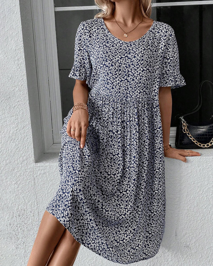 Women’s Floral Print Dress | Midi