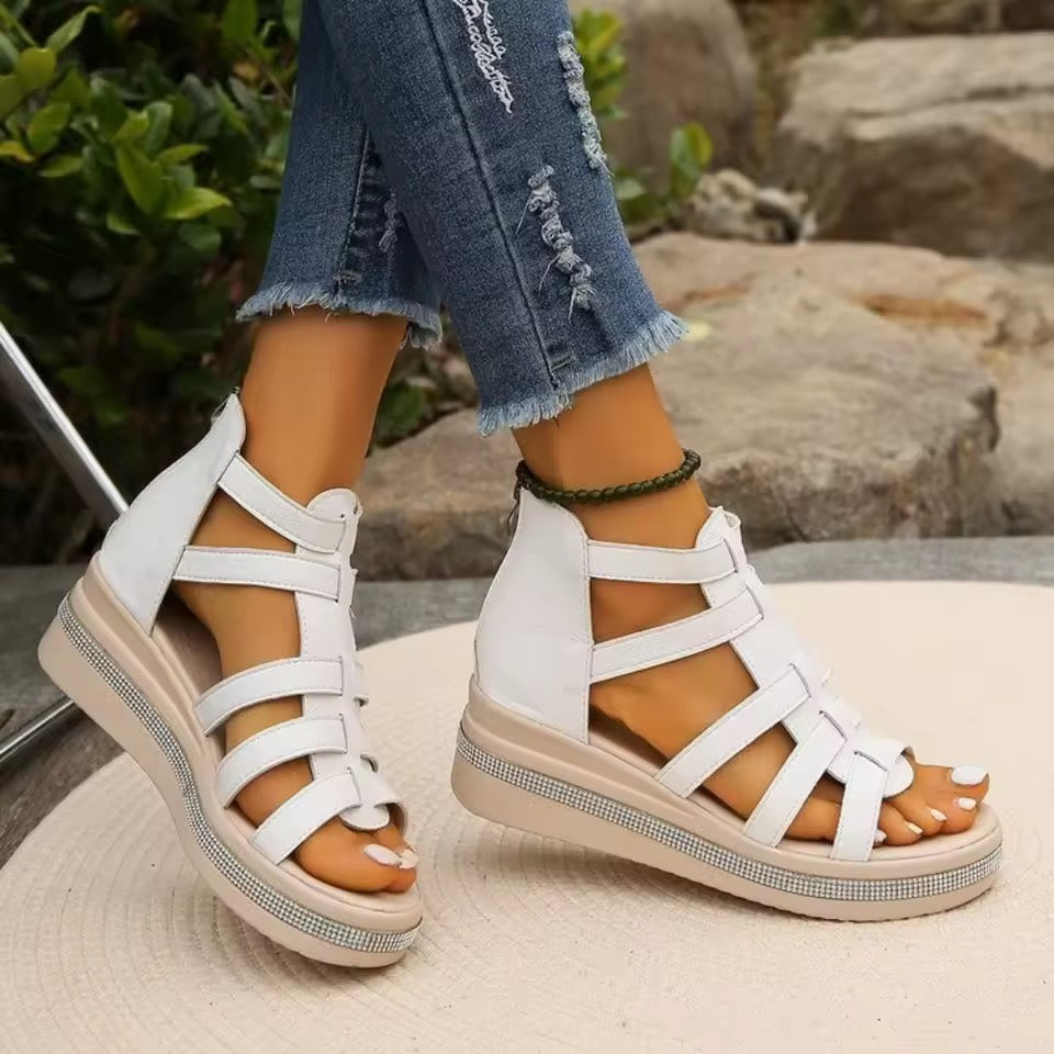 Women’s Gladiator Sandals with Platform Sole