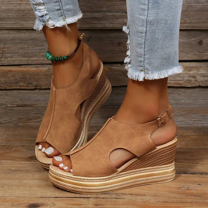Women’s Espadrilles Wedge Sandals With Adjustable Straps