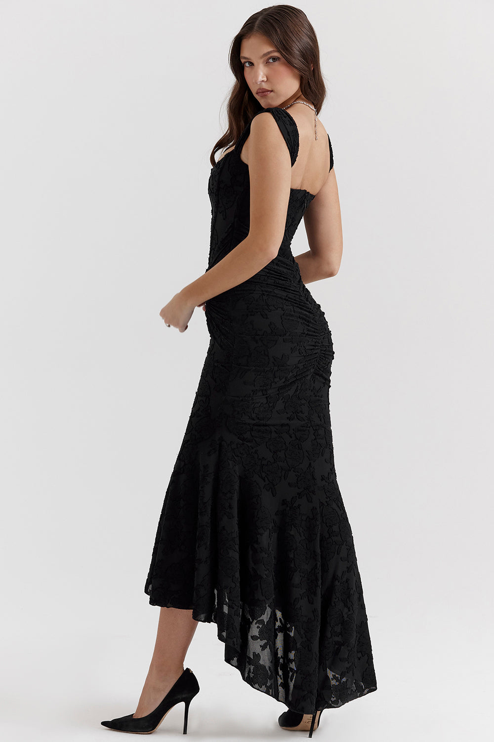 Women’s High-Low Corset Evening Dress