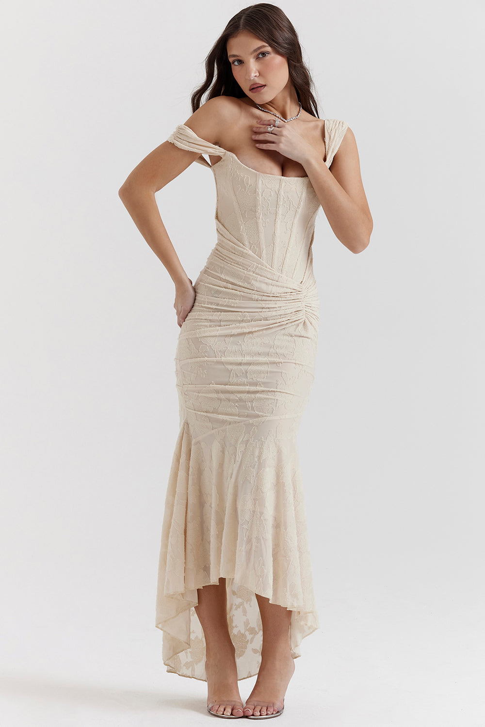Women’s High-Low Corset Evening Dress