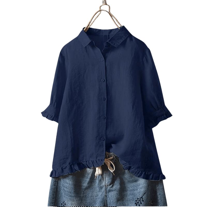 Women’s Collared Button-Front Shirt