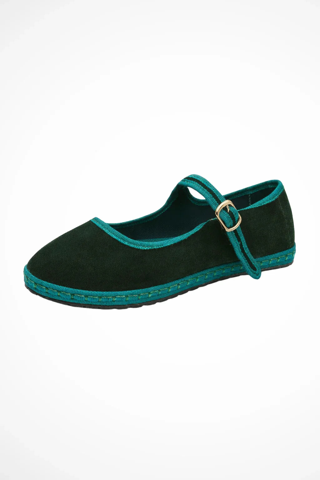Women’s Round Toe Mary Jane Ballet Flats with Buckle Strap