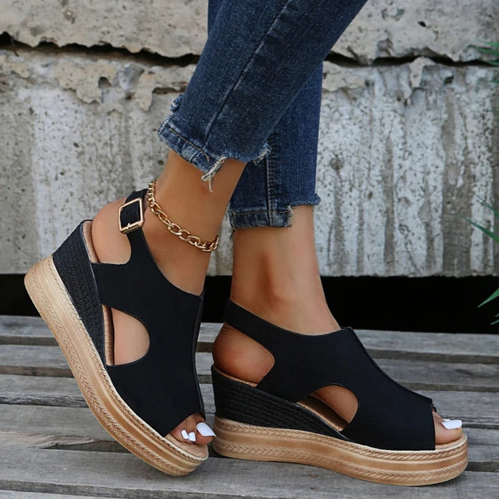 Women’s Espadrilles Wedge Sandals With Adjustable Straps