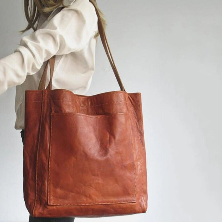 Women’s Large Tote Bag with Front Pocket