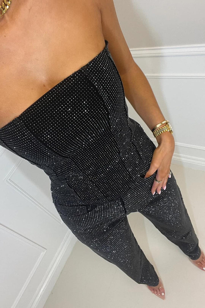 Women’s Strapless Sparkly Two-piece